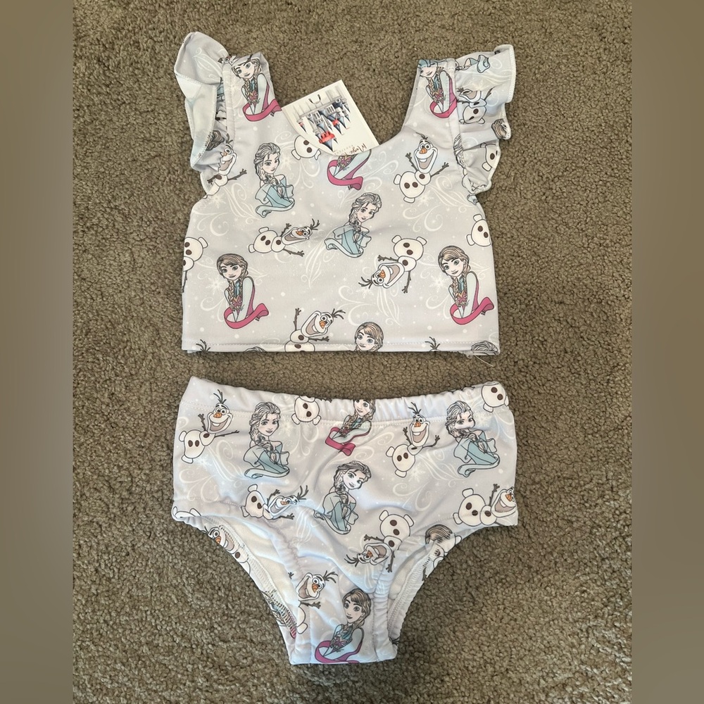 NWT Frozen Swimsuit, Size 5/6